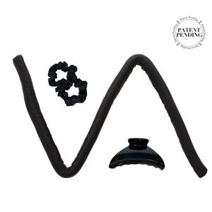 Heatless Hair, Black Curling Ribbon Travel Kit